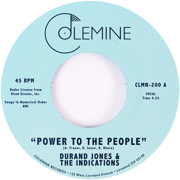 DURAND JONES & THE INDICATIONS – POWER TO THE PEOPLE - 7