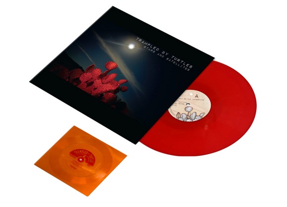 TRAMPLED BY TURTLES – STARS AND SATELLITES 10 YEAR ANNIVERSARY: [LIMITED EDITION RED LP + BONUS ORANGE FLEXI DISC] - LP •
