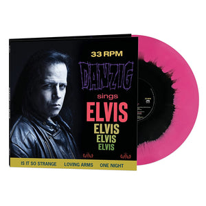 DANZIG – SINGS ELVIS (PINK & BLACK HAZE) - LP •