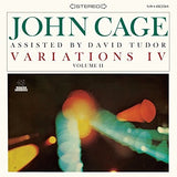 CAGE,JOHN / DAVID TUDOR – VARIATIONS IV: VOL 2 (CLEAR VINYL) - LP •