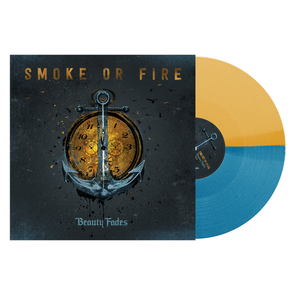 SMOKE OR FIRE – BEAUTY FADES (GOLD/ SEA BLUE) - LP •