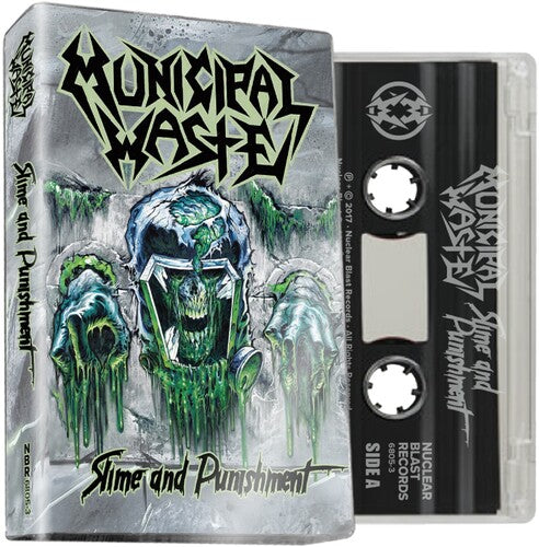 MUNICIPAL WASTE – SLIME & PUNISHMENT  (CLEAR SHELL) - TAPE •