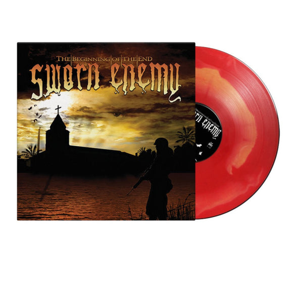 SWORN ENEMY – BEGINNING OF THE END (RED/ORANGE SWIRL) - LP •