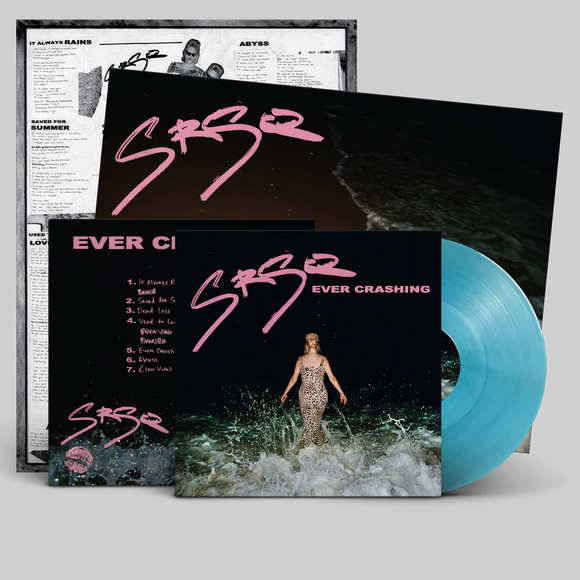 SRSQ – EVER CRASHING (BLUE SEAGLASS WAVE) - LP •