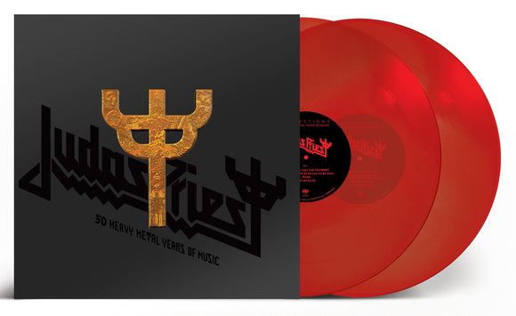 JUDAS PRIEST – REFLECTIONS - 50 HEAVY METAL YEARS OF MUSIC (RED VINYL) - LP •