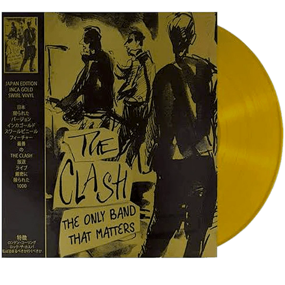 CLASH – ONLY BAND THAT MATTERS (GOLD VINYL) - LP •