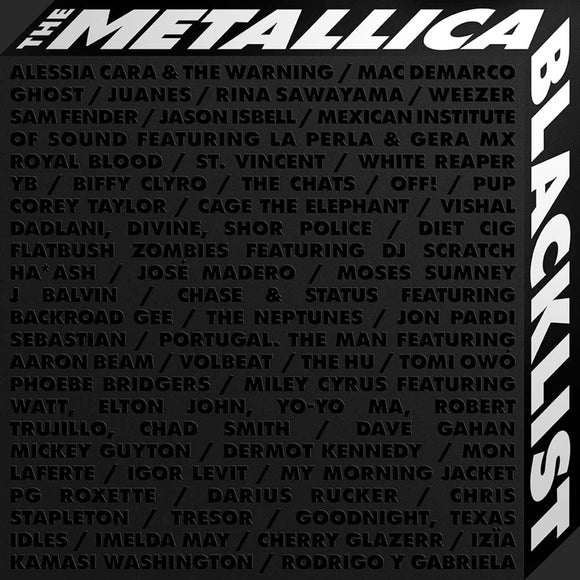 METALLICA AND VARIOUS ARTISTS – METALLICA BLACKLIST (4CD) - CD •