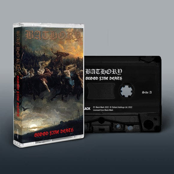 BATHORY – BLOOD FIRE DEATH (UK) - TAPE •