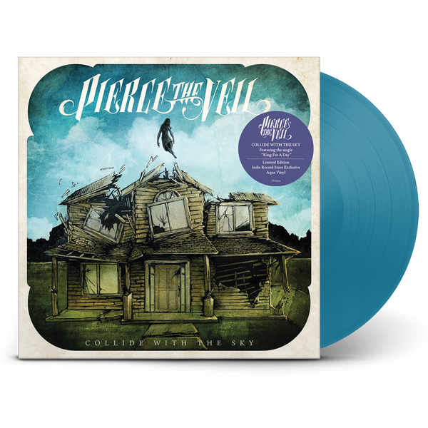 Pierce The Veil - CC＋DVD 限定盤 PIERCE THE VEIL COLLIDE WITH THE SKY (AQUA) LP – Lunchbox Records
