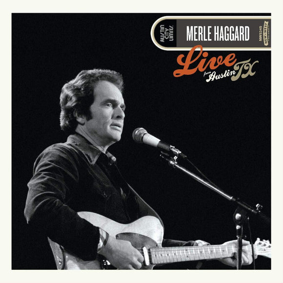 HAGGARD,MERLE – LIVE FROM AUSTIN, TX '78 (BLACK) - LP •