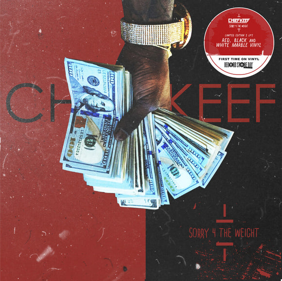 CHIEF KEEF – SORRY 4 THE WEIGHT (RED, BLACK & WHITE MARBLE)  (RSD22) - LP •