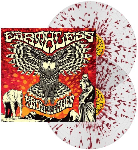 EARTHLESS – FROM THE AGES [Indie Exclusive Limited Edition Clear w/ Dark Red Splatter 2LP] - LP •