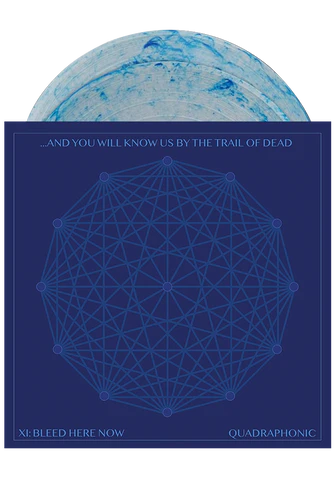 AND YOU WILL KNOW US BY THE TRAIL OF DEAD – XI: BLEED HERE NOW (CLEAR/BLUE TRANSLUCENT) - LP •