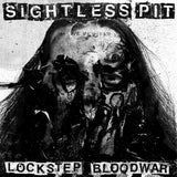 SIGHTLESS PIT – LOCKSTEP BLOODWAR (INDIE EXCLUSIVE, TRANSPARENT RED W/ SMOKY BLACK SWIRL VINYL) - LP •