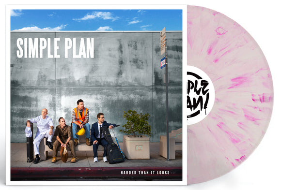 SIMPLE PLAN – HARDER THAN IT LOOKS (PINK MARBLE INDIE EXCLUSIVE) - LP •