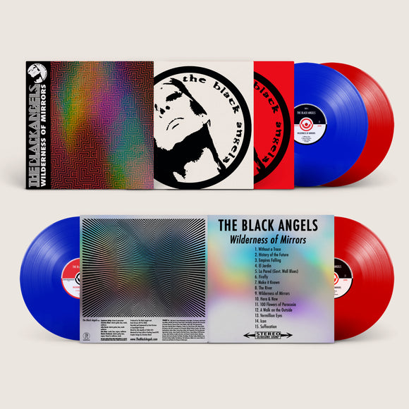 BLACK ANGELS – WILDERNESS OF MIRRORS (INDIE EXCLUSIVE LIMITED EDITION OPAQUE BLUE/RED 2LP) - LP •