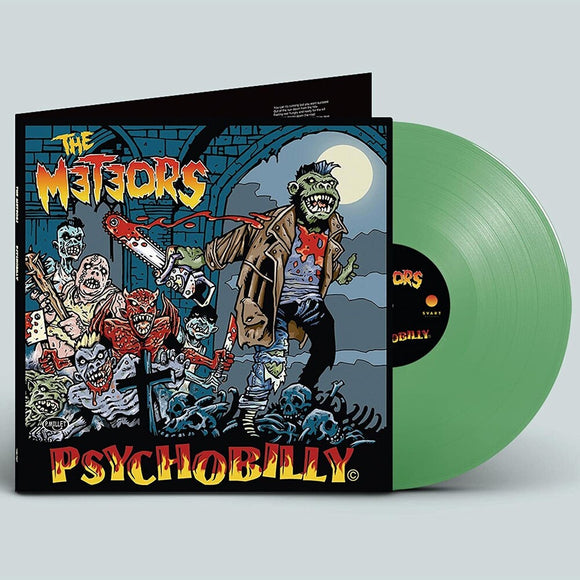 METEORS – PSYCHOBILLY (GREEN VINYL) - LP •