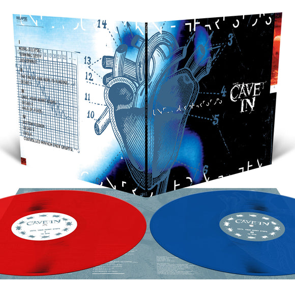 CAVE IN – UNTIL YOUR HEART STOPS (BLOOD RED / SEA BLUE) - LP •