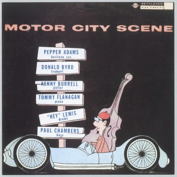 BYRD,DONALD / ADAMS,PEPPER – MOTOR CITY SCENE - LP •