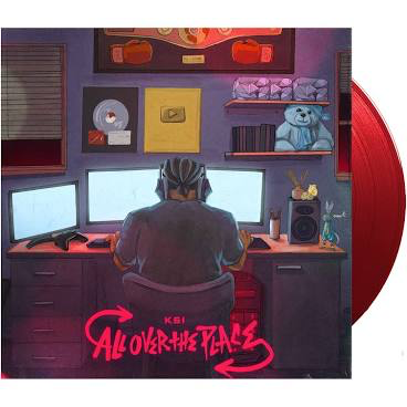 KSI – ALL OVER THE PLACE (RED) - LP •
