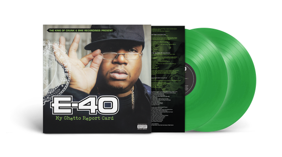E-40 – MY GHETTO REPORT CARD (GREEN VINYL) - LP •