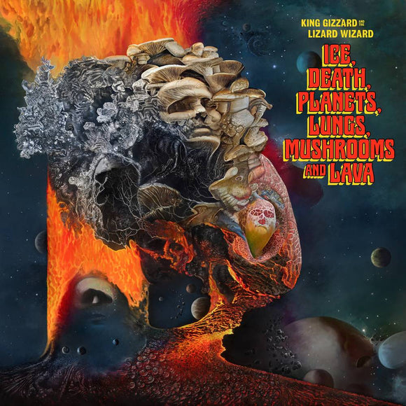 KING GIZZARD & THE LIZARD WIZARD – ICE DEATH PLANETS LUNGS MUSHROOMS & LAVA (LIMITED EDITION RECYCLED BLACK WAX 2 LP) - LP •