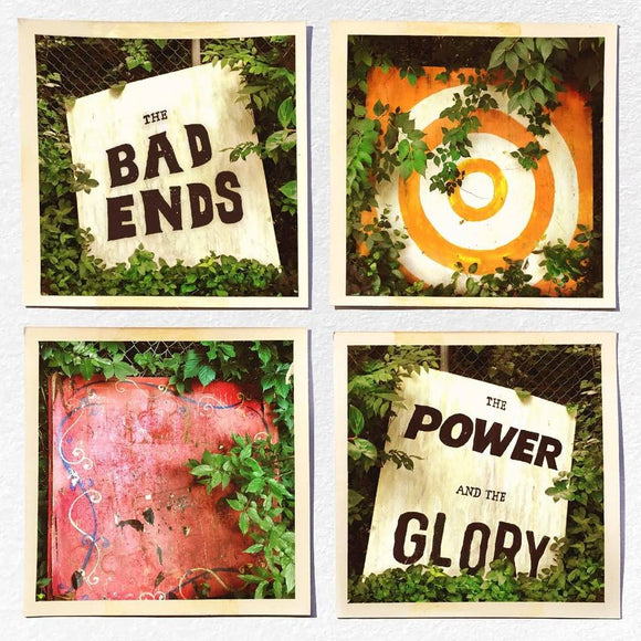 BAD ENDS – POWER AND THE GLORY (INDIE EXCLUSIVE, TRANSPARENT ORANGE VINYL) (SIGNED) - LP •