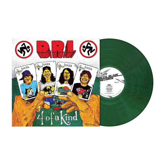 D.R.I. – FOUR OF A KIND (POKER TABLE GREEN VINYL) - LP •