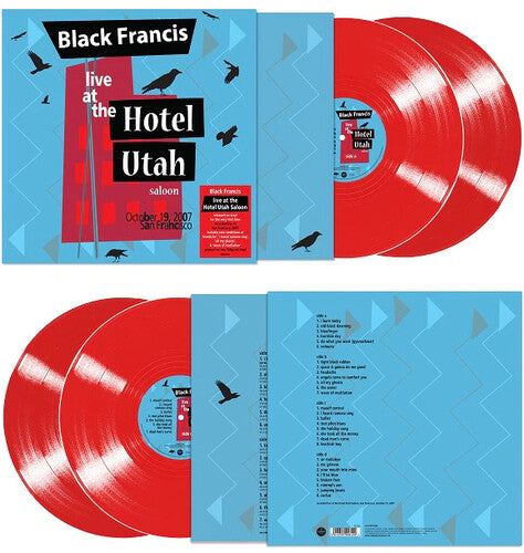 BLACK FRANCIS LIVE AT THE HOTEL UTAH SALOON (RED) - LP