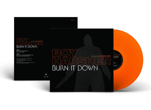 BOY HARSHER – BURN IT DOWN (PUMPKIN ORANGE VINYL) - LP •