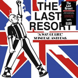 LAST RESORT – WAY OF LIFE: SKINHEAD (WHITE/BLUE SPLATTER) - LP •