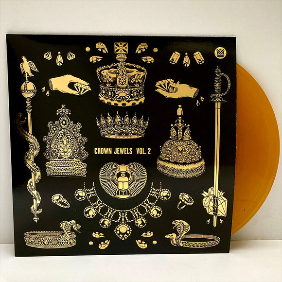 BIG CROWN RECORDS  – PRESENTS CROWN JEWELS V.2 (GOLD HAZE VINYL) - LP •