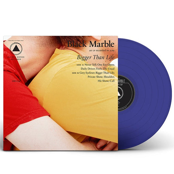 BLACK MARBLE – BIGGER THAN LIFE - SB 15 YEAR EDITION [ROYAL BLUE LP] - LP •