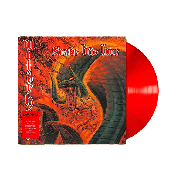 MOTORHEAD – SNAKE BITE LOVE (RED VINYL) - LP •