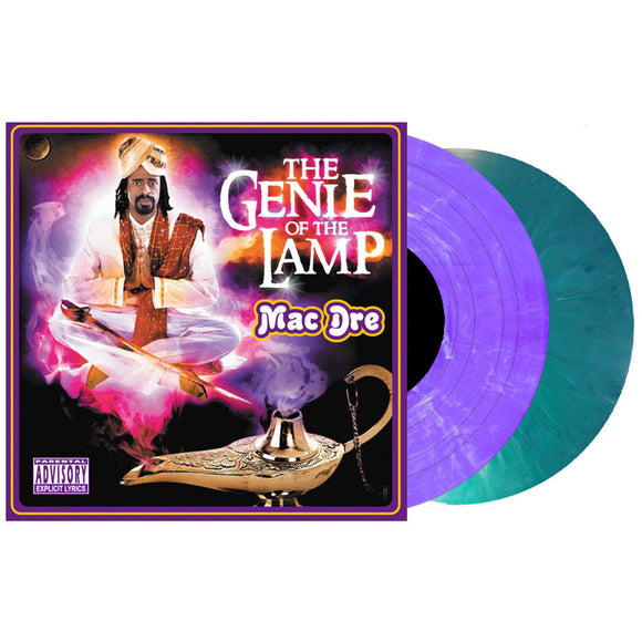 MAC DRE – GENIE OF THE LAMP (MARBLE PURPLE & TEAL VINYL) - LP •