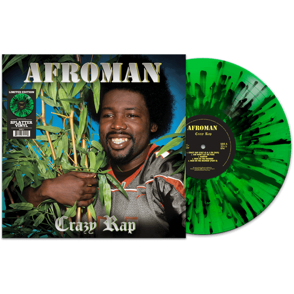 AFROMAN – CRAZY RAP (GREEN/BLACK SPLATTER) - LP •