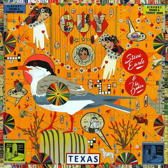 EARLE,STEVE AND THE DUKES – GUY [Limited Edition Red and Orange Swirl 2LP] - LP •