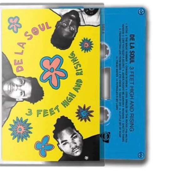 DE LA SOUL – 3 FEET HIGH AND RISING (BLUE CASSETTE) - TAPE •