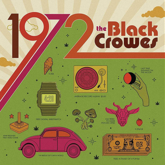 BLACK CROWES – 1972 - LP •