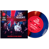 LAST RESORT – VIOLENCE IN OUR MINDS (RED/BLUE VINYL) - 7" •