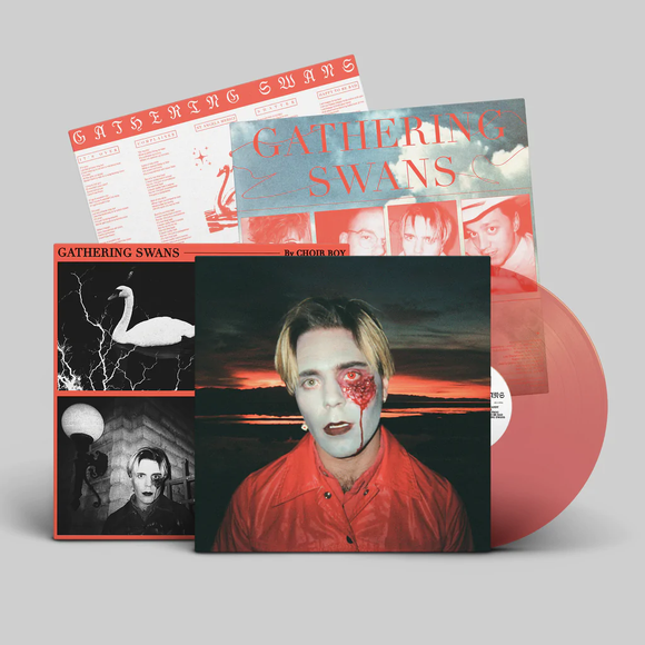 CHOIR BOY – GATHERING SWANS' (CLEAR RED) - LP •