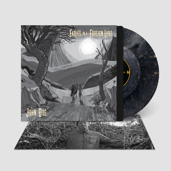 DOE,JOHN – FABLES IN A FOREIGN LAND[INDIE EXCLUSIVE LIMITED EDITION BLACK WITH GOLD SWIRL LP] - LP •