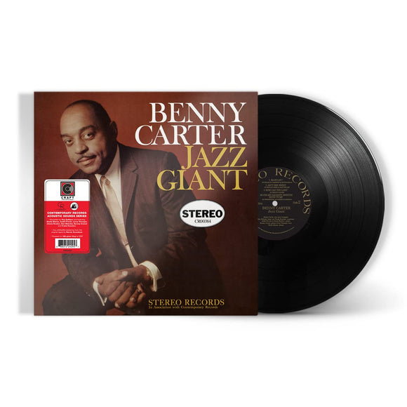 CARTER,BENNY – JAZZ GIANT (CONTEMPORARY RECORDS ACOUSTIC SOUNDS SERIES) - LP •