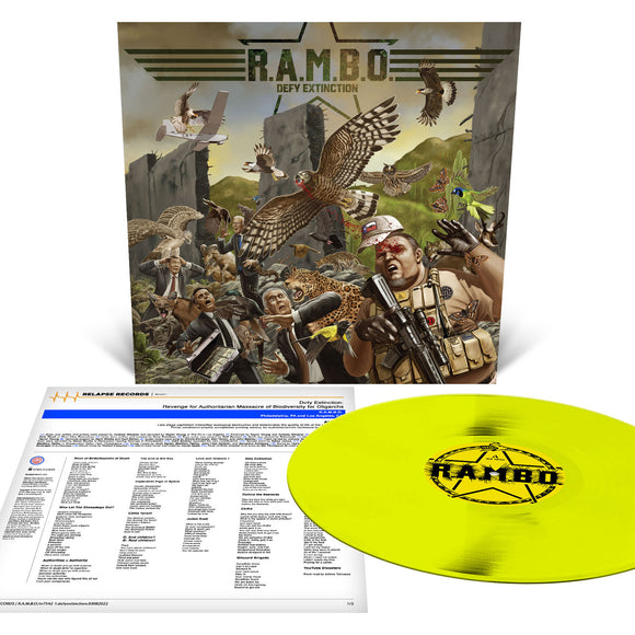 R.A.M.B.O. – DEFY EXTINCTION (NEON YELLOW) - LP •