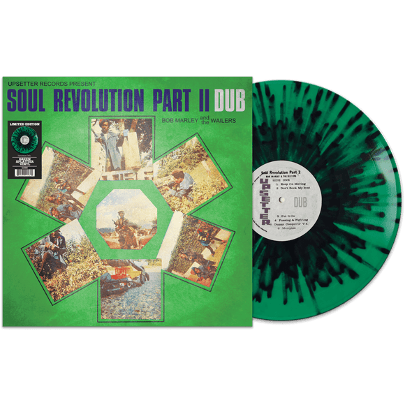 MARLEY,BOB & THE WAILERS – SOUL REVOLUTION PART II DUB (GREEN SPLATTER) - LP •