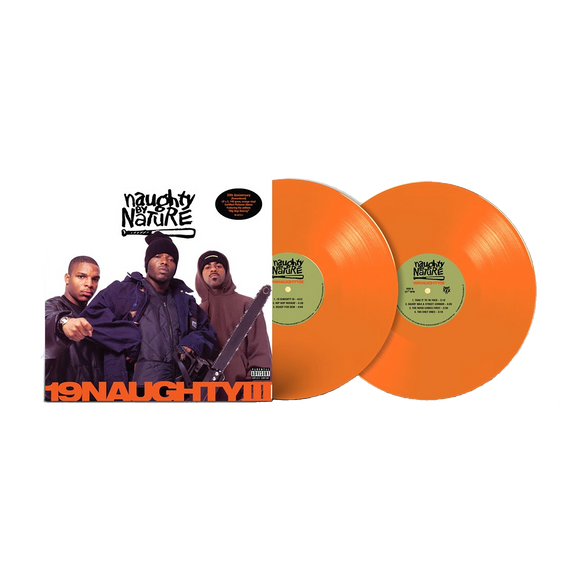 NAUGHTY BY NATURE – 19NAUGHTYIII - 30TH ANNIVERSARY (ORANGE VINYL) - LP •