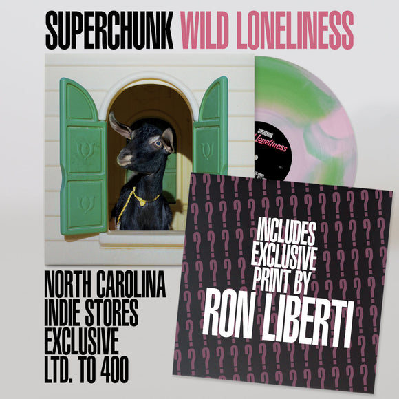SUPERCHUNK – WILD LONELINESS (NC EDITION) (PINK & GREEN VINYL) - LP •