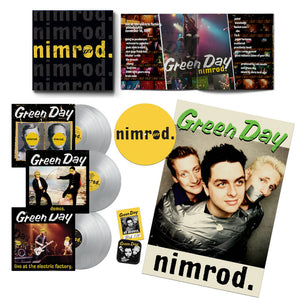 GREEN DAY – NIMROD (25TH ANNIVERSARY)[INDIE EXCLUSIVE LIMITED EDITION SILVER 5LP BOX SET] - LP •
