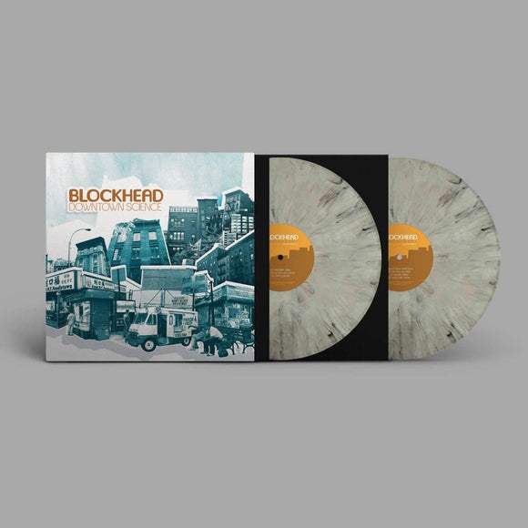 BLOCKHEAD – DOWNTOWN SCIENCE (GREY MARBLED VINYL) - LP •