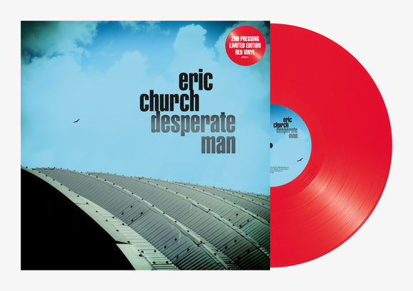 CHURCH,ERIC – DESPERATE MAN (RED VINYL) - LP •